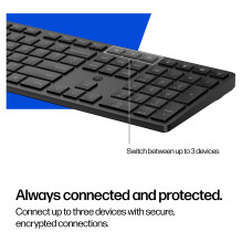 HP kelių įrenginių dviejų režimų klaviatūra 495K HP kelių įrenginių dviejų režimų klaviatūra 495K