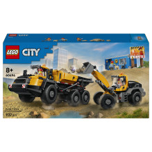 LEGO City dump truck and...