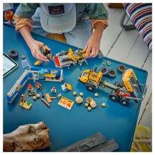 LEGO City dump truck and front loader