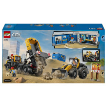 LEGO City dump truck and front loader