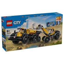 LEGO City dump truck and front loader