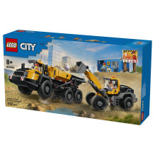 LEGO City dump truck and front loader