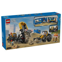 LEGO City dump truck and front loader