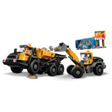 LEGO City dump truck and front loader