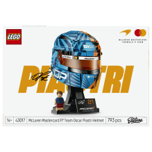 LEGO 43017 43017 leidimai McLaren Mastercard Oscar-Piastri Helm (1.5.) LEGO 43017 43017 leidimai McLaren Mastercard Oscar-Piastri Helm (1.5.)