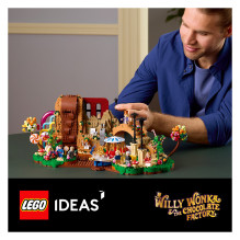 LEGO Ideas Vilis Vonka ir šokolado fabrikas