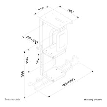 „Neomounts CPU-D075BLACK / LK“ procesoriaus laikiklis „Neomounts CPU-D075BLACK / LK“ procesoriaus laikiklis