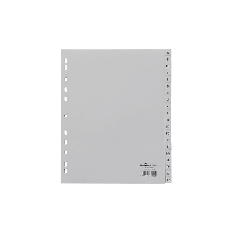 Durable 652010 tab index