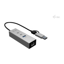 D I-TEC USB-C / USB-A Metal HUB 3 2x USB-C Gen1 1x USB-A Gen1 1x 2,5GLAN