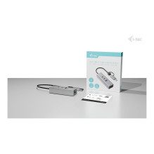 D I-TEC USB-C / USB-A metalinis šakotuvas 3 2x USB-C Gen1 1x USB-A Gen1 1x 2,5GLAN