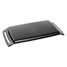 Plancha induktionsgeeignet Gusseisen schwarz 38 cm
