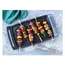 Plancha induktionsgeeignet Gusseisen schwarz 38 cm