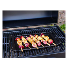 Plancha induktionsgeeignet Gusseisen schwarz 38 cm