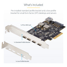„StarTech.com“ PS4C3IA3-USB-C-CARD sąsajos plokštės / adapteris