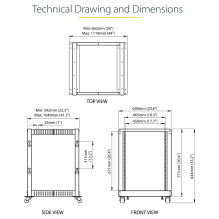 StarTech.com 4POSTRACK15U rack cabinet