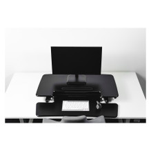 BakkerElkhuizen Sit-Stand Desk Riser 2 Black