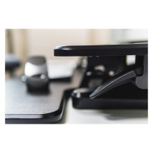 BakkerElkhuizen Sitz-Steh-Schreibtischaufsatz Desk Riser 2 schwarz