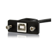 StarTech 3 ft Panel Mount USB Cable B to B - F / M