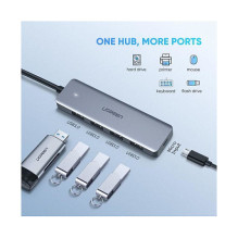 UGREEN USB-C 3.0–4 prievadų šakotuvas