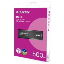ADATA SC610 500 GB (black, USB-A 3.2 Gen 2)