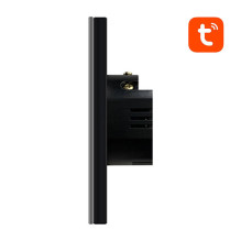 Išmanusis šviesos jungiklis „ZigBee“ „Avatto LZTS02-EU-W3“ 3 padėčių, be nulio, TUYA (baltas)
