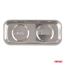 Miska magnetyczna ze stali nierdzewnej 150x65x27mm AMIO-04917