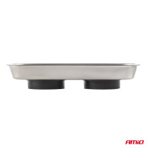 Miska magnetyczna ze stali nierdzewnej 150x65x27mm AMIO-04917