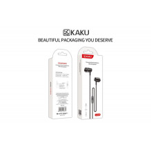 iKAKU KSC-136 Sanjiao In-Ear Music and Calls Headset 3.5mm 1.2m Cable with Microphone and Remote White