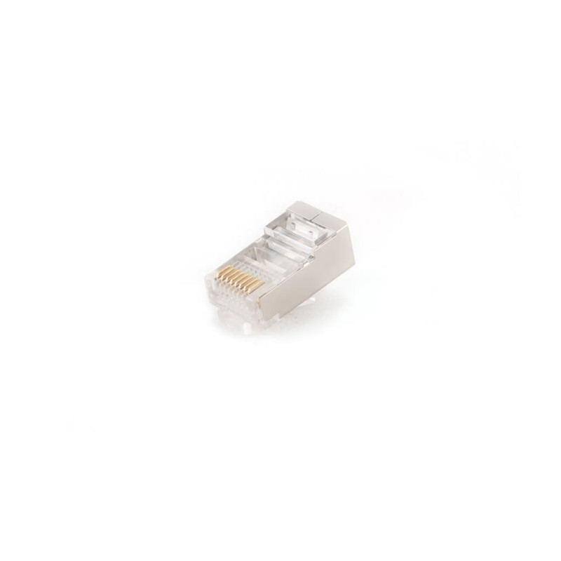Gembird shielded modular LAN plug 30u'' gold plated - set of 10 pcs.