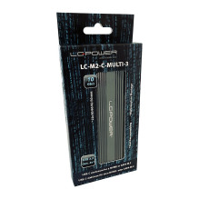 LC-Power LC-M2-C-MULTI-3 atminties diskų korpusas LC-Power LC-M2-C-MULTI-3 atminties diskų korpusas