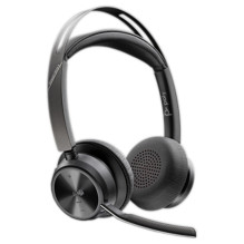 HP Poly Voyager Focus 2 Microsoft Teams Certified USB-C-C Headset +USB-C / A Adapter +Charging Stand