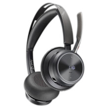 HP Poly Voyager Focus 2 Microsoft Teams Certified USB-C-C Headset +USB-C / A Adapter +Charging Stand