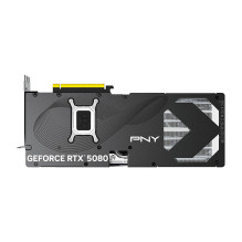 PNY GeForce RTX 5080 perkrauta trijų ventiliatorių vaizdo plokštė