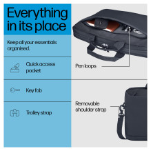 HP Everyday 16 Odyssey pilkas nešiojamojo kompiuterio portfelis HP Everyday 16 Odyssey pilkas nešiojamojo kompiuterio portfelis