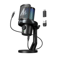 Mikrofonas - Maono DM40 Pro Wireless Omnidirectional 16mm 75h Battery Black Mikrofonas - Maono DM40 Pro Wireless Omnidirectional 16mm 75h Battery Black
