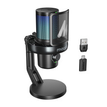 Mikrofonas - Maono DM40 Pro Wireless Omnidirectional 16mm 75h Battery Black Mikrofonas - Maono DM40 Pro Wireless Omnidirectional 16mm 75h Battery Black