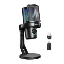 Microphone - Maono DM40 Pro Wireless Omnidirectional 16mm 75h Battery Black Microphone - Maono DM40 Pro Wireless Omnidirectional 16mm 75h Battery Black
