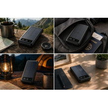 Setty Setty solar power bank SLR-120 20000 mAh black