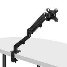Monitor Mount - LINDY Single Desk Monitor Mount, Screen Mount 17-27', 9kg, Black