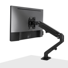 Monitor Mount - LINDY Single Desk Monitor Mount, Screen Mount 17-27', 9kg, Black
