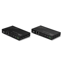 HDMI Signalo Ilgintuvas - LINDY Cat.6 HDMI 4K30, IR &amp; RS-232 HDBaseT Ilgintuvas su PoC, 70 m, Juodas