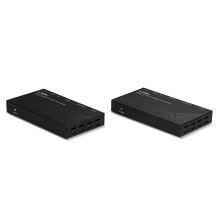 HDMI Signalo Ilgintuvas - LINDY Cat.6 HDMI 4K30, IR &amp; RS-232 HDBaseT Ilgintuvas su PoC, 70 m, Juodas