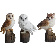 Decoration "Owl" 37000209, 7.6 cm x 6.6 cm x 15.3 cm