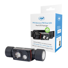 PNI Adventure F80 dvigubas LED priekinis žibintas, 1000 lm, 6W, 2200 mAh, IP68 PNI Adventure F80 dvigubas LED priekinis žibintas, 1000 lm, 6W, 2200 mAh, IP68