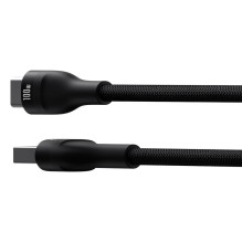 Pakrovėjo Laidas - Baseus Flash 2 USB A į USB C 100 W 2 m Juodas