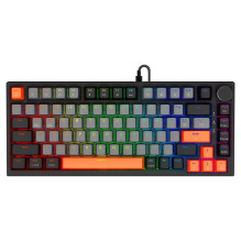 Gaming keyboard - Savio ASTRAL BLACK JADE TKL RGB USB QWERTY Black