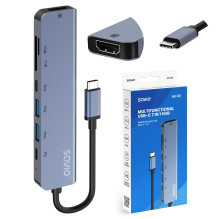 USB Hub - Savio AK-82 USB...