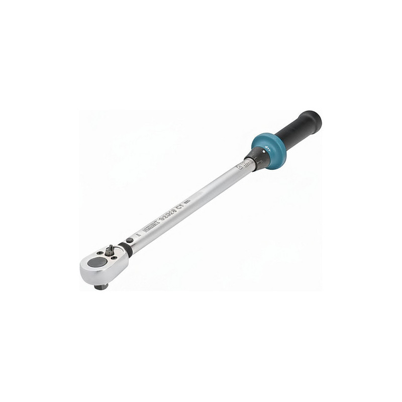 Hazet torque wrench 5122-2 CT, 1/2" (silver/black, with reversible ratchet)