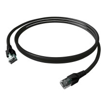 EASYLAN FlexBoot patch kabelis Kat.6A S / FTP juodas 3m