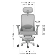 Swivel chair Leadpro 8.7 Grey
